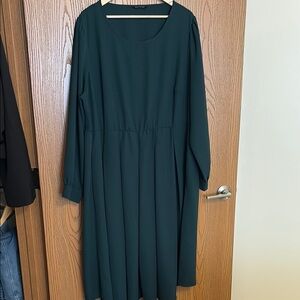 BloomChic Green Dolman Sleeve Sundress
